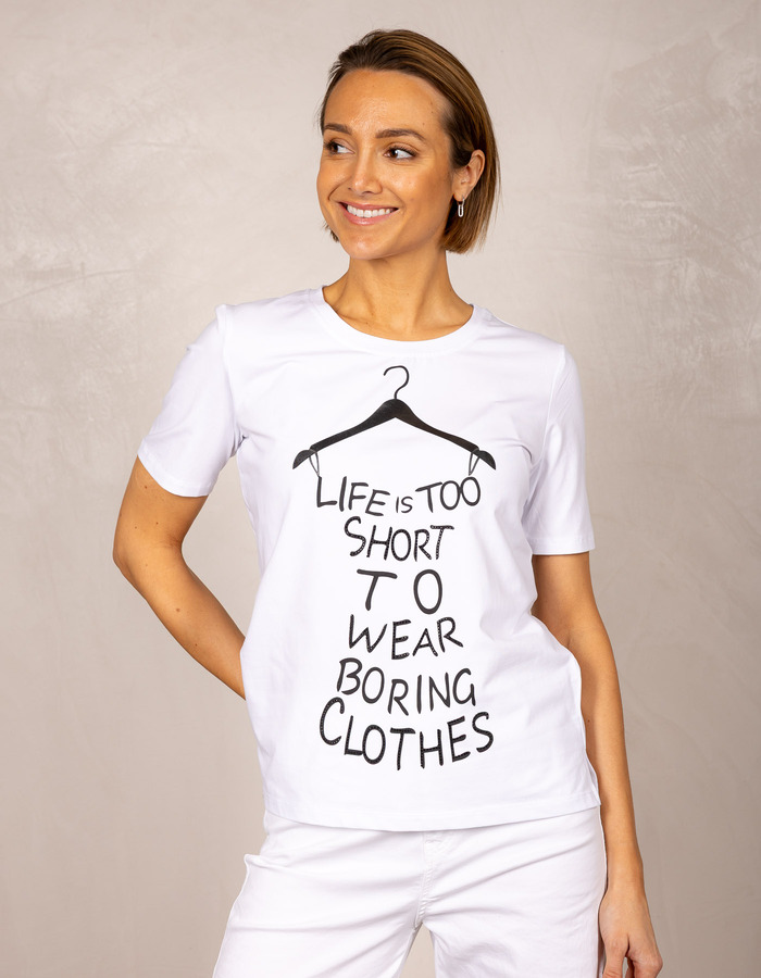 Leo & Ugo t-shirt korte mouw wit