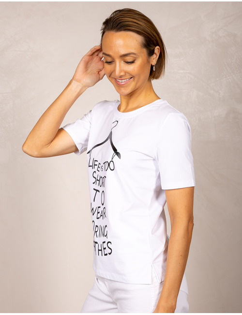 Leo & Ugo t-shirt korte mouw wit