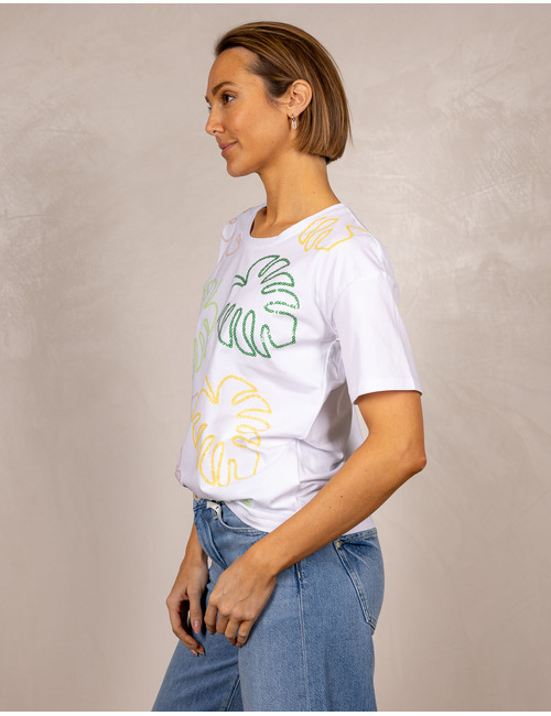 Leo & Ugo t-shirt korte mouw wit