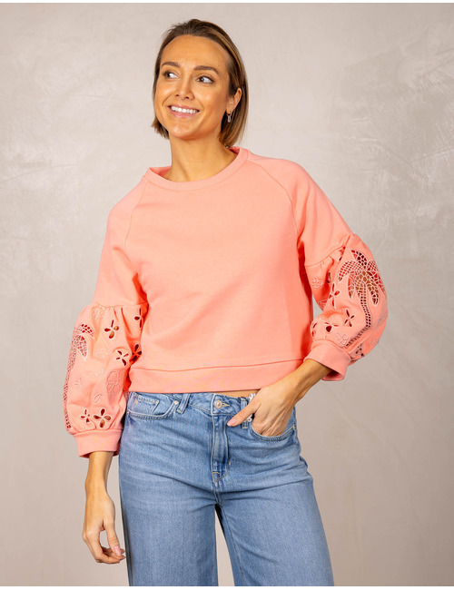 Due Amanti sweater roze