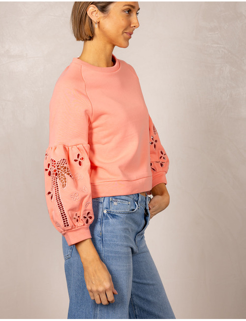 Due Amanti sweater roze