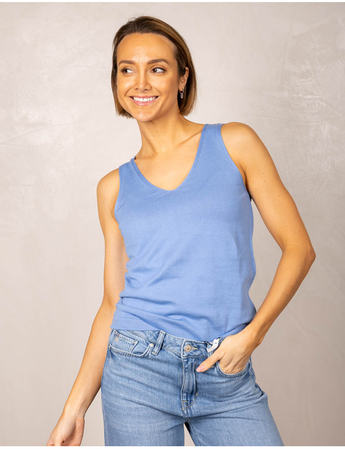 Due Amanti tops blauw