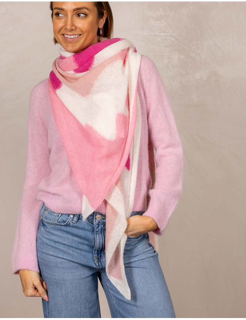 Due Amanti poncho roze