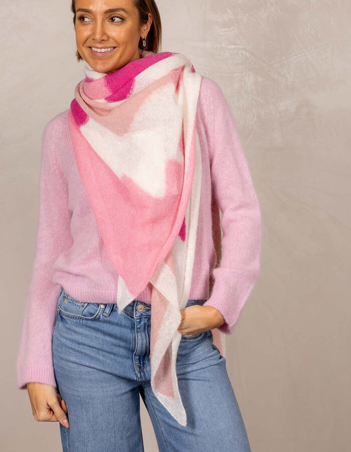 Due Amanti poncho roze