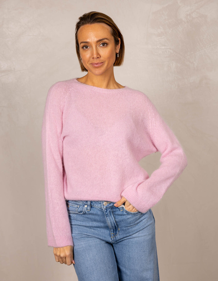 Due Amanti lange mouw pull roze