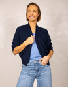 Due Amanti 3/4 mouw gilet navy