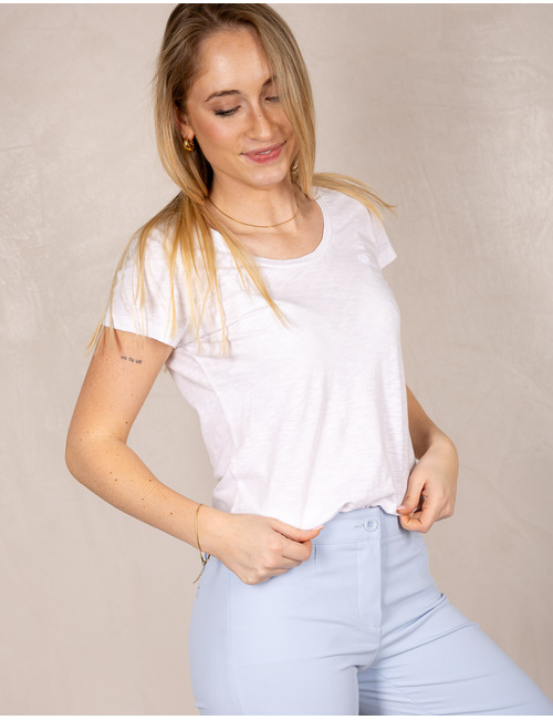 STUDIOS SCOOP NECK TEE