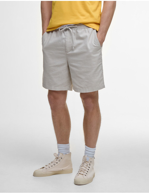 Cotton Linen Relaxed Shorts