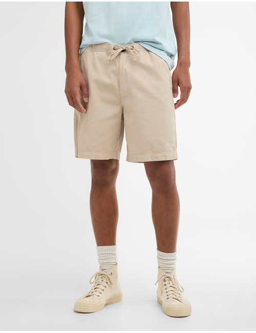 WASHED OXFORD RELAXED SHORT