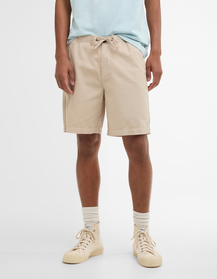 WASHED OXFORD RELAXED SHORT