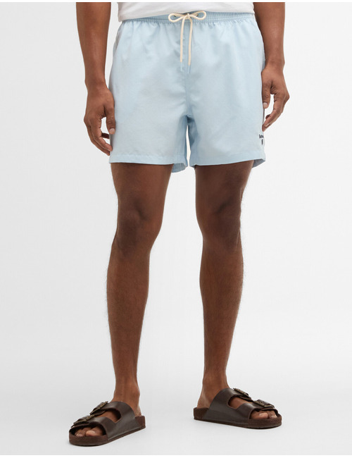 Staple logo zwemshort 5 inch in ocean sky