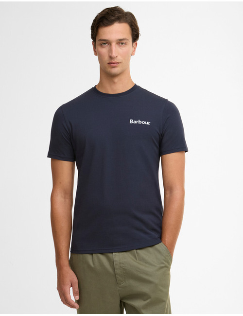 Camber graphic T-shirt in navy