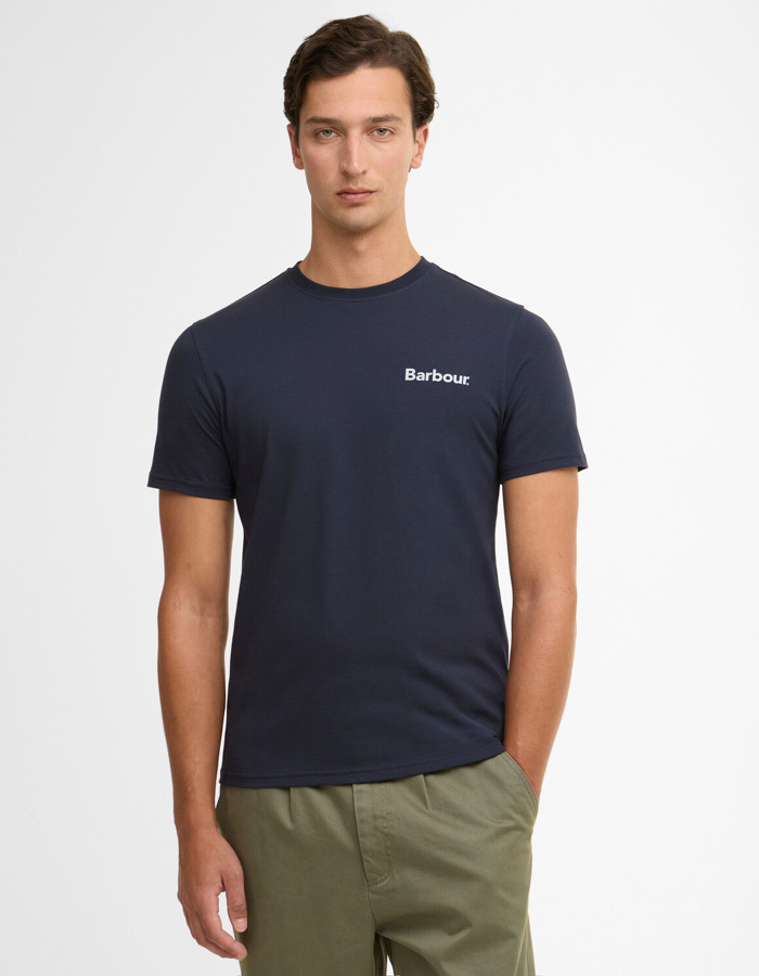 Camber graphic T-shirt in navy