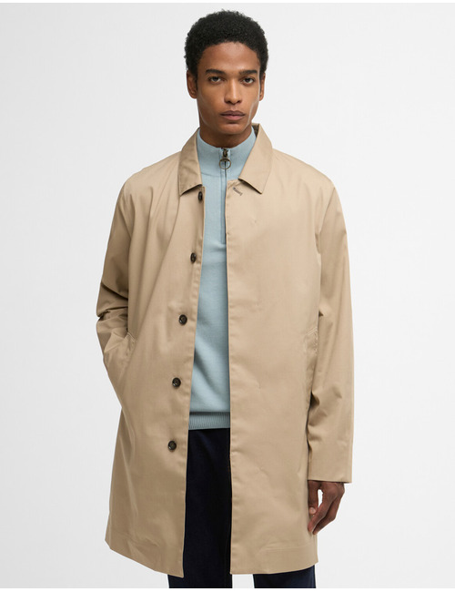 Rokig waterdichte jas in washed stone en highland loch