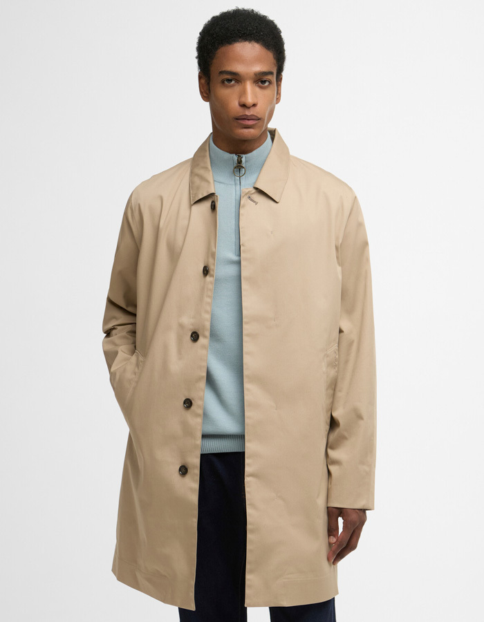 Rokig waterdichte jas in washed stone en highland loch