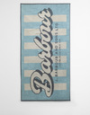 Archive strandhanddoek in surf blue logo