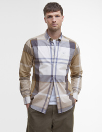 Harris tailored hemd in amble sand tartan