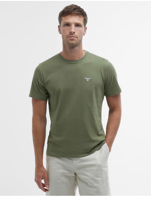 Essential sports T-shirt in burnt olive