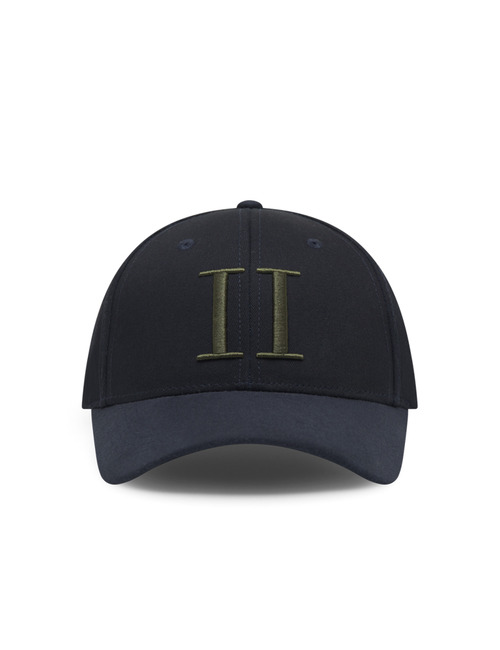 Baseball cap suede II in dark navy