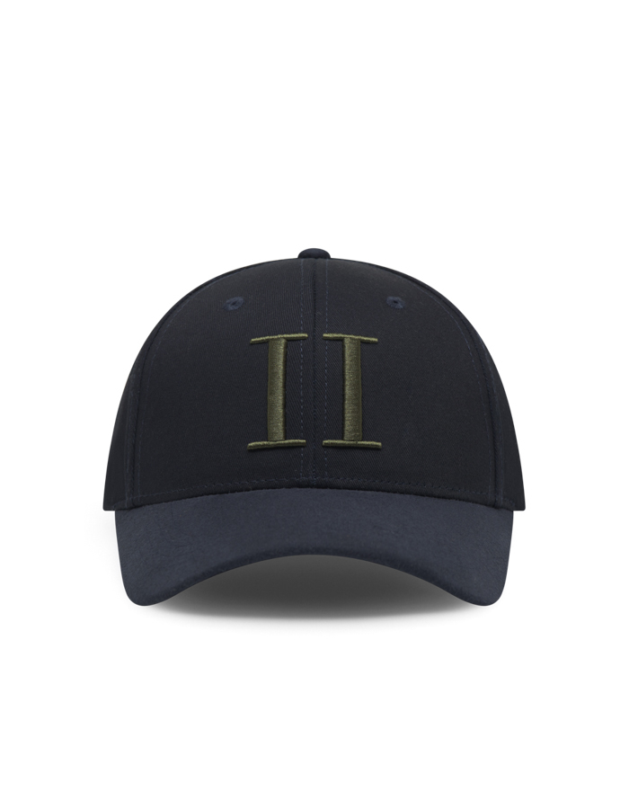 Baseball cap suede II in dark navy
