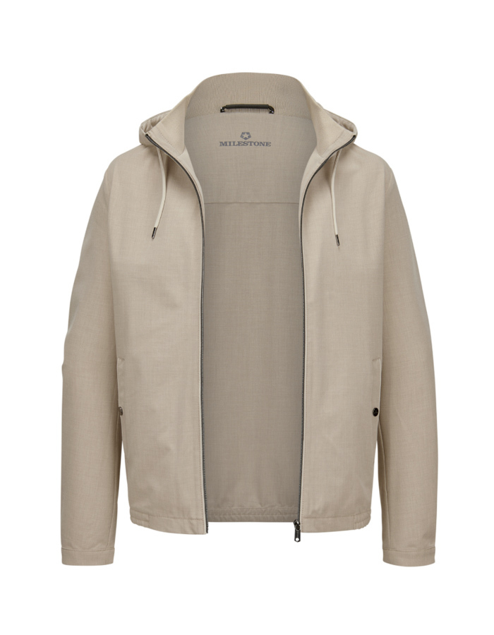 Travel hoodie MSBroadway in sand