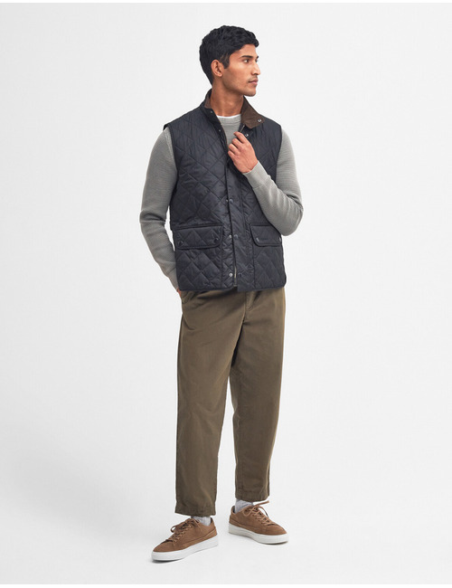 New lowerdale quilted gilet in navy