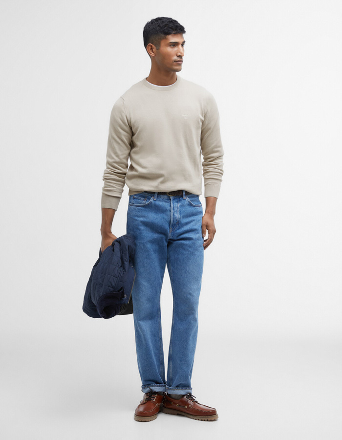 Pima Cotton Crew Neck Jumper