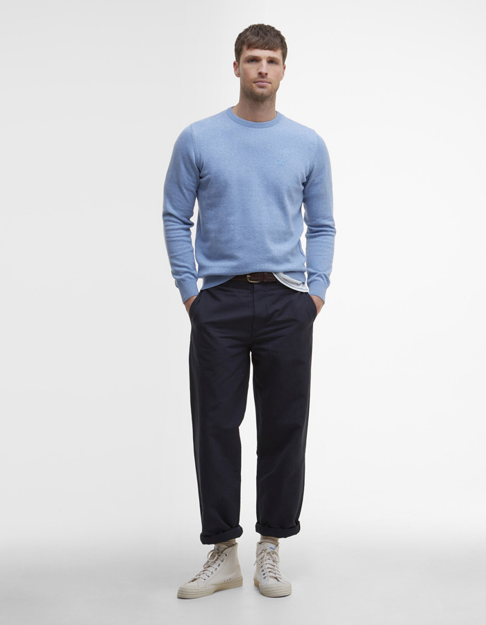 Pima Cotton Crew Neck Jumper
