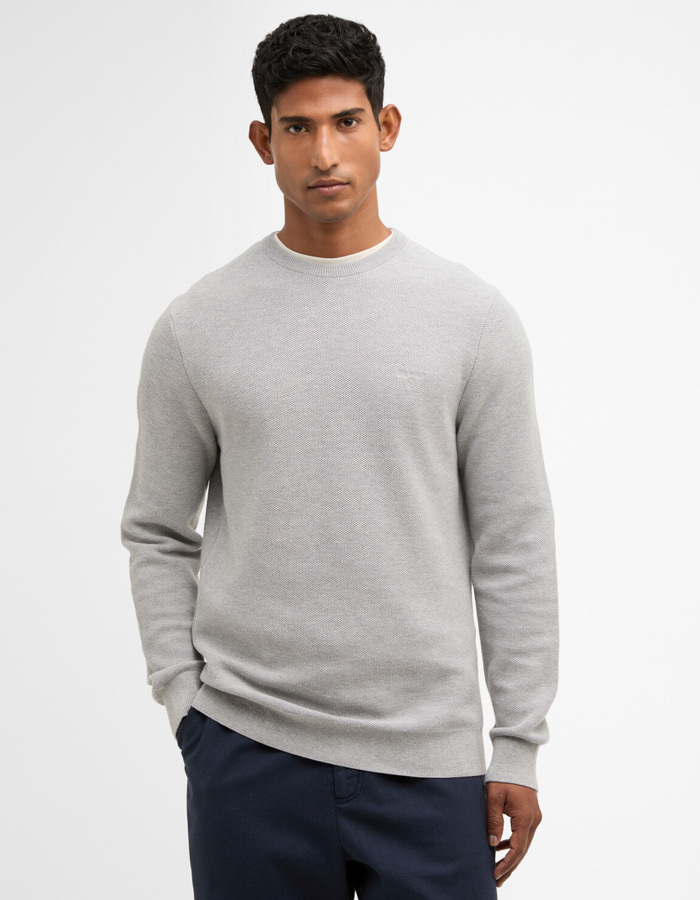 Essential Honeycomb Crew Neck Sweater
