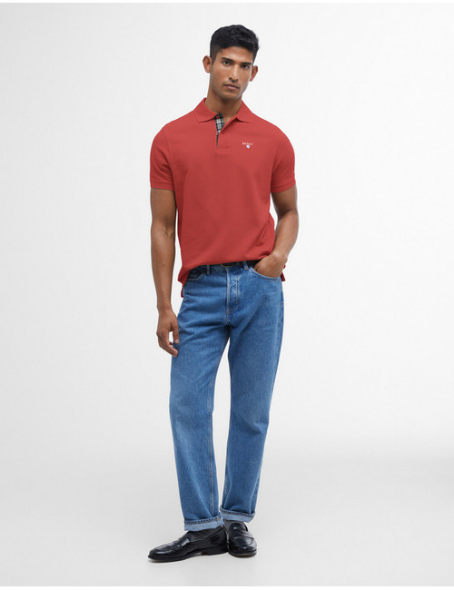 Tartan Pique Polo Shirt