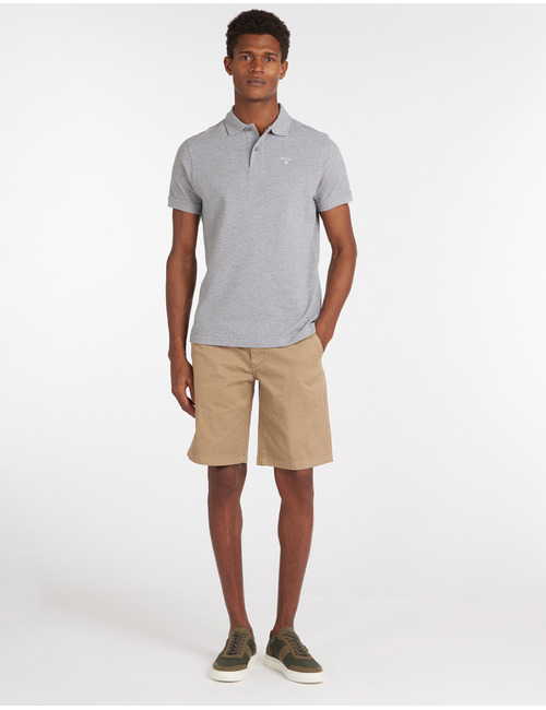 Original sports tailored polo shirt in grey marl