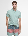 Original sports tailored polo shirt in pale apple