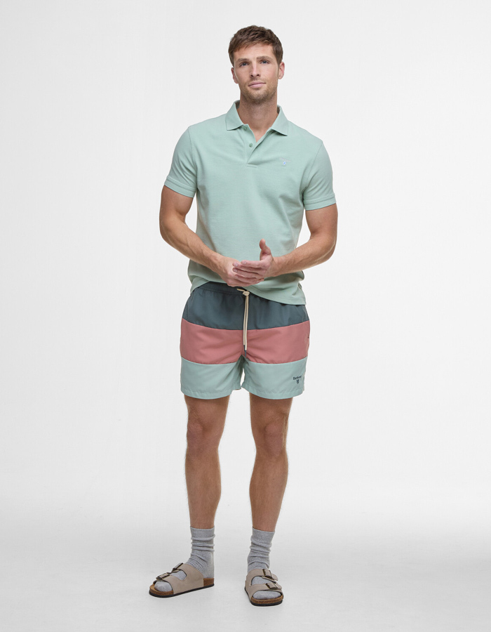 Original sports tailored polo shirt in pale apple