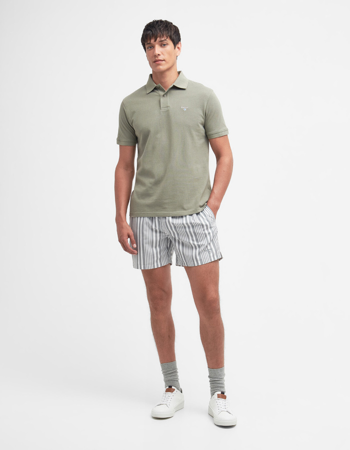 Original Sports tailored polo shirt in Dusty Green