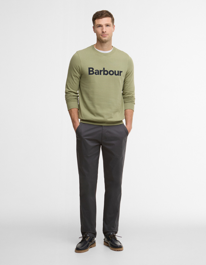 Pique Applique Crew Sweatshirt