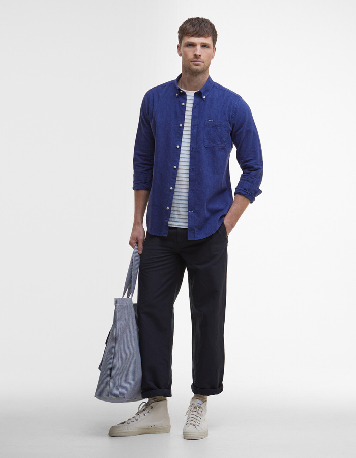 Nelson tailored shirt in indigo