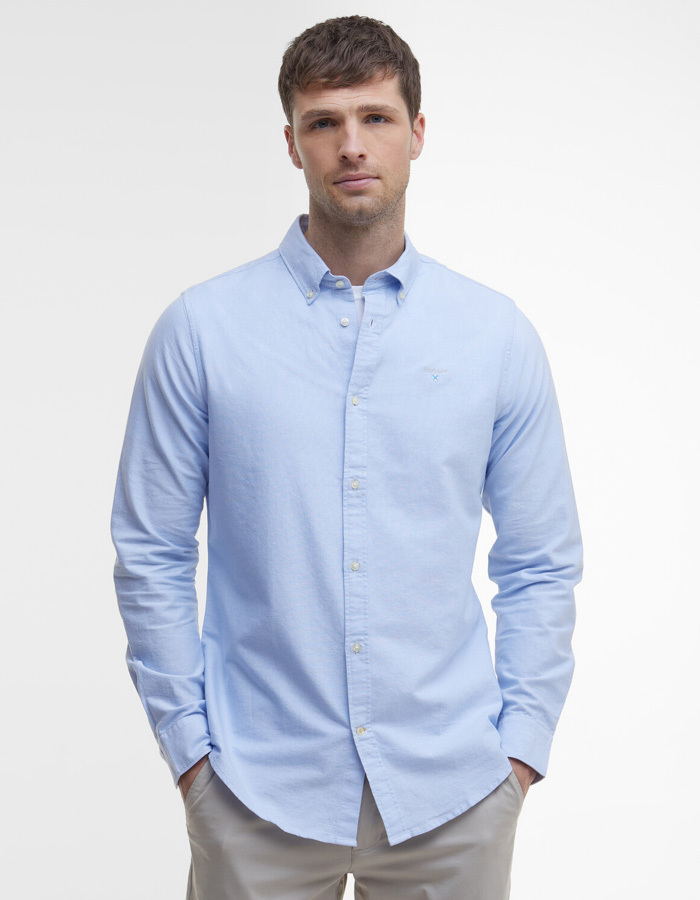 Oxtown tailored shirt in sky blue
