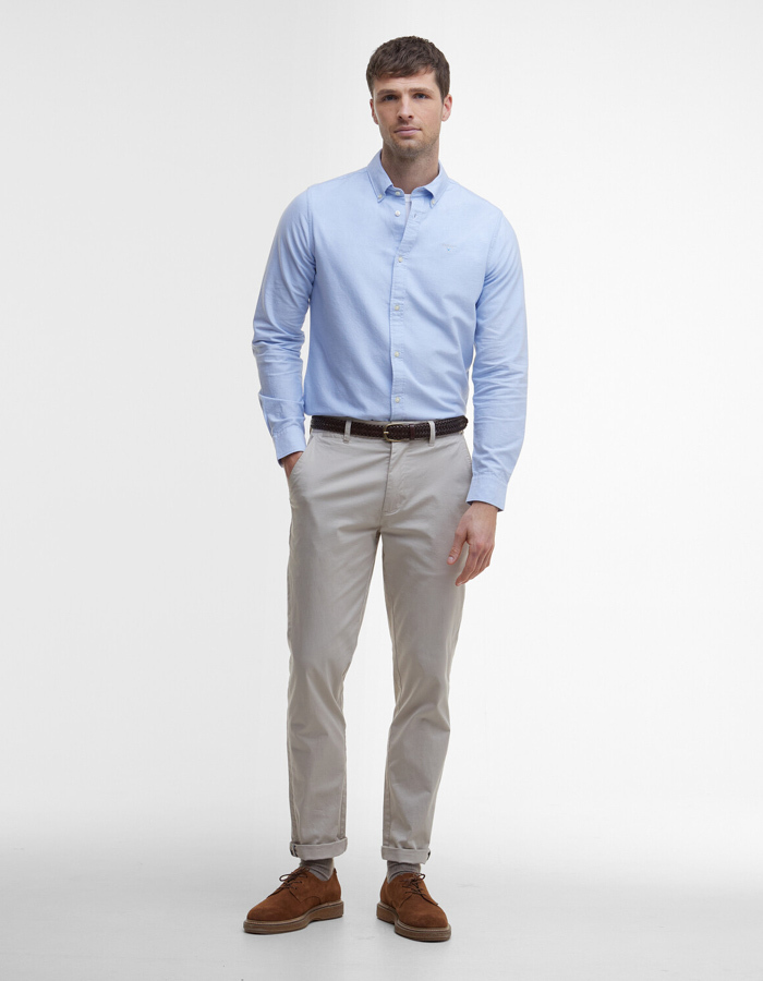 Oxtown tailored shirt in sky blue