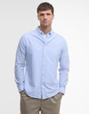 Striped Oxtown tailored shirt in sky blue