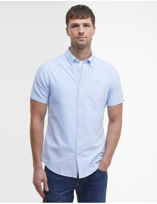 OXTOWN OXFORD TAILORED SHORT SLEEVED SHIRT