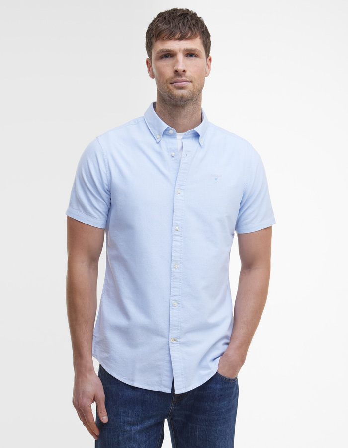 OXTOWN OXFORD TAILORED SHORT SLEEVED SHIRT