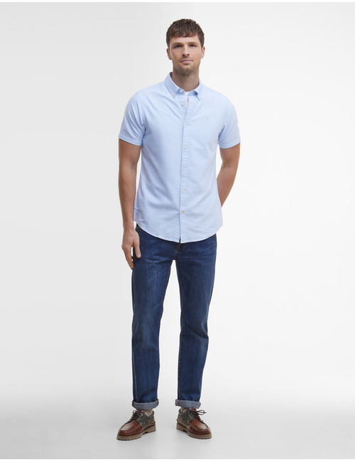 OXTOWN OXFORD TAILORED SHORT SLEEVED SHIRT