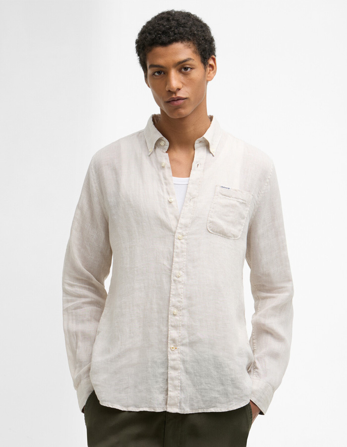 Linton tailored shirt in mist