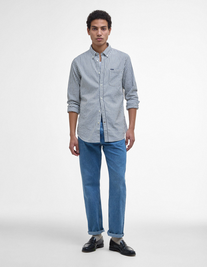 CRESSWELL SEERSUCKER L/S TAILORED SHIRT