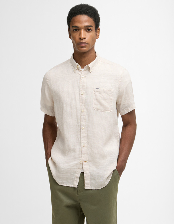 Linton Linen S S Tailored Shirt