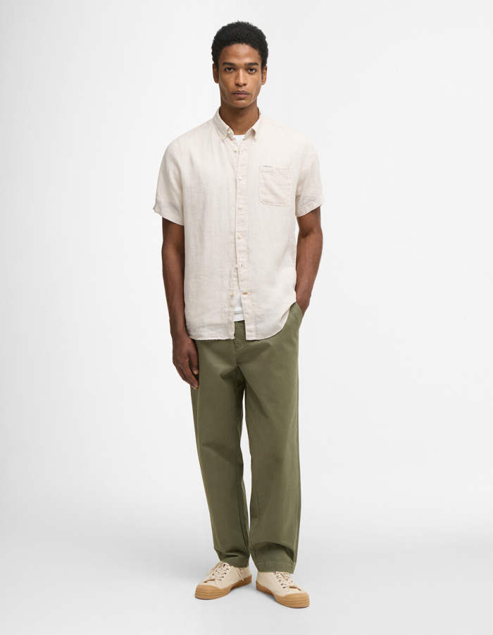 Linton Linen S S Tailored Shirt