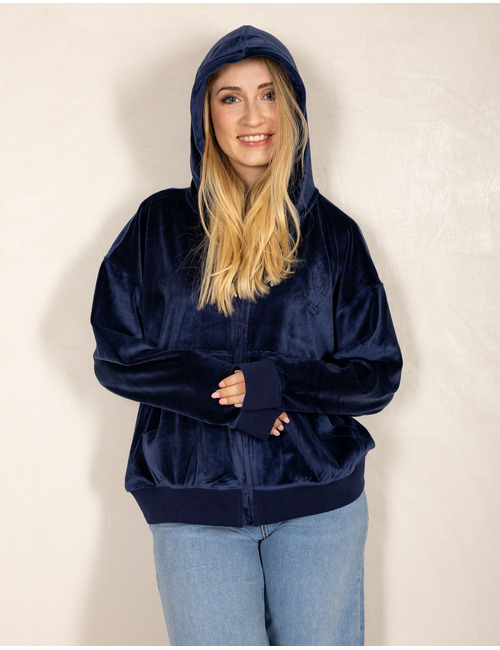 Superdry sweater met kap navy