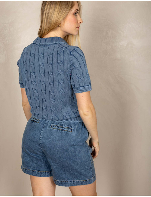 Princess Goes Hollywood korte mouw polo blauw