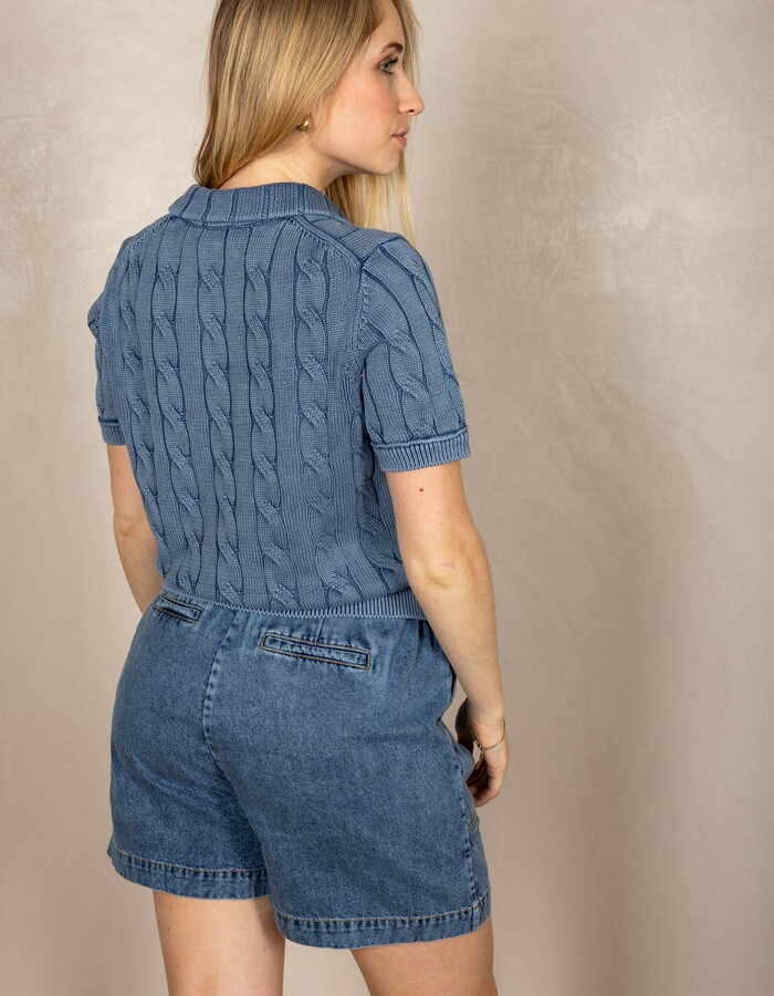 Princess Goes Hollywood korte mouw polo blauw