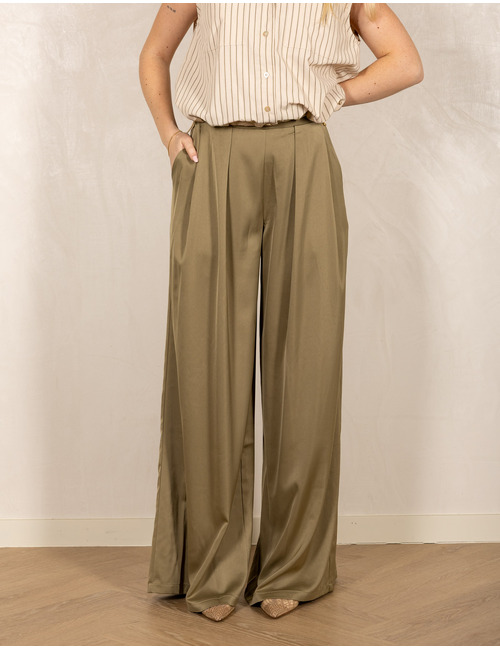 Nukus geklede broek kaki